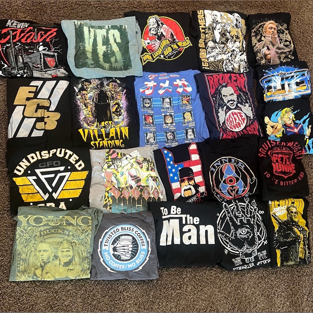 BUNDLE OF WWE SHIRTS